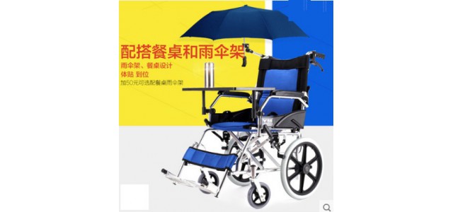 綠意輪椅折疊輕便老年人超輕便攜式手推車