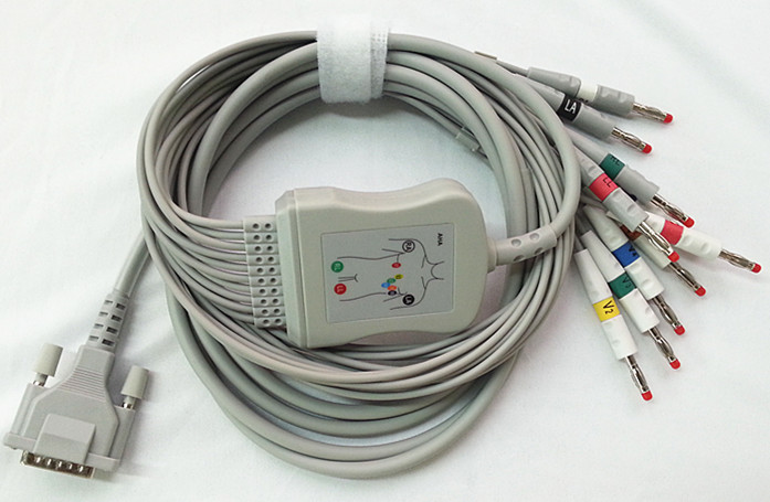 Hellige海力格心電圖機導(dǎo)聯(lián)線-Avionics (Del Mar) EKG cable